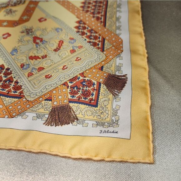 Hermès BRINS D'OR Scarf designed by Julia Abadie SILK Authentic - Picture 6 of 10
